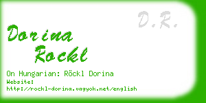 dorina rockl business card
