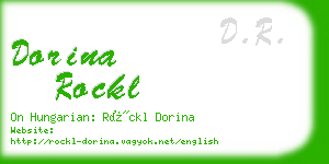 dorina rockl business card